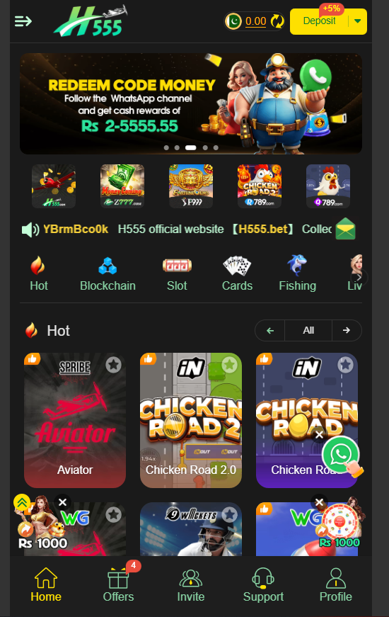 H555 Game Download (New Earning APP) Latest V1.2 for Free