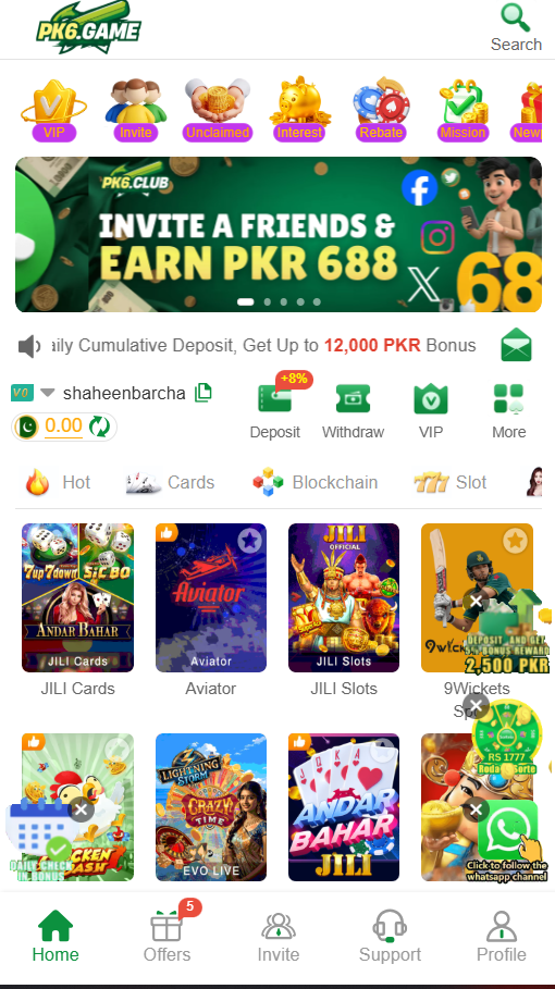 PK6 Game Download Real Money App Free For Android