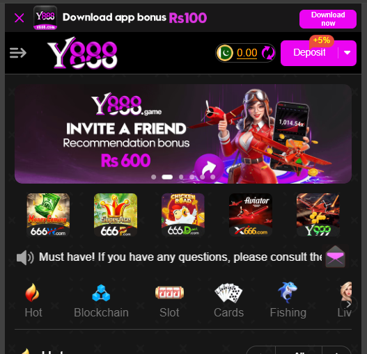 Y888 Download New Pakistani Game Free for Android