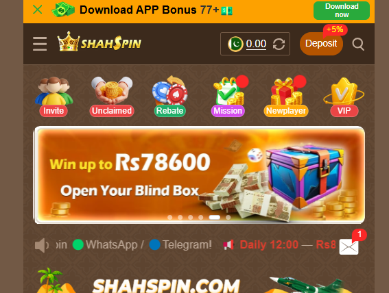 ShahSpin Game Download Latest V1.3.2 Pakistani Earning App