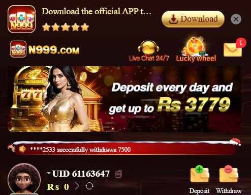 N999 Game Download [Real Earning App] for Android & iOS