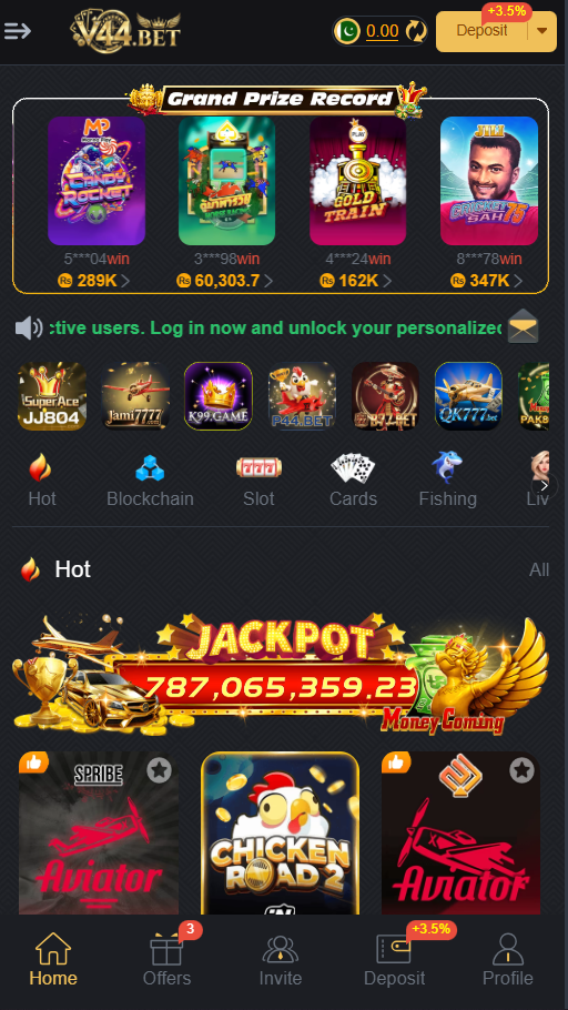 V44 Bet Game | Download (Official Earning App) in Pakistan 2026 Version 2.1