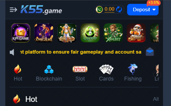 K55 Game Download APK {Latest Earning App} Official App for Pakistan Version 2.0